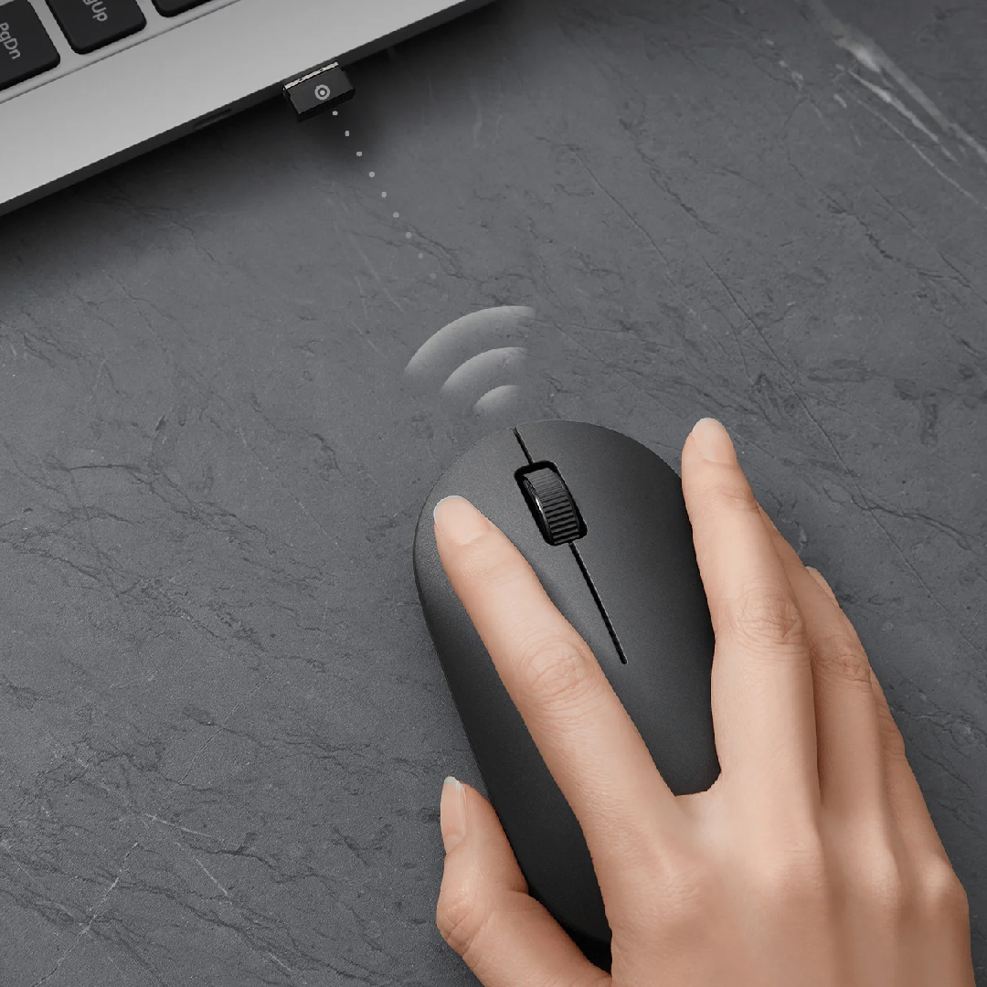 Xiaomi Lite 2 Wireless Mouse , Black - XMWXSB02YM