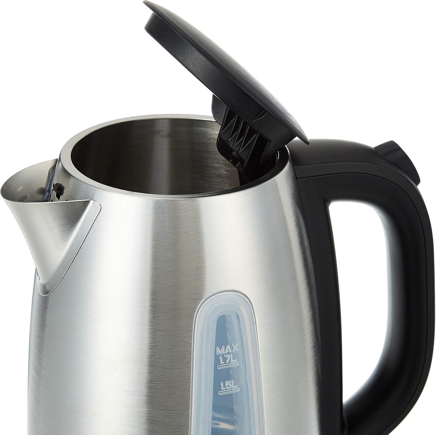 Black + Decker Electric Kettle , 1.7 Liter 2000 Watt , Silver - JC450-B5