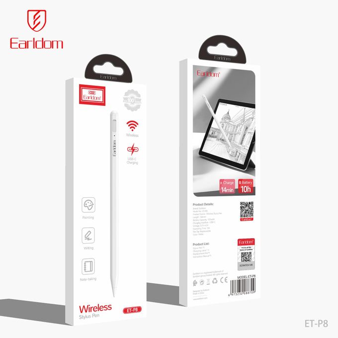 Earldom Stylus Pen ,White - ET-P8