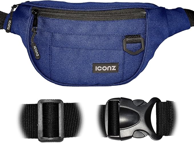 Iconz Texas Waist Bag , Dark Blue - 1038
