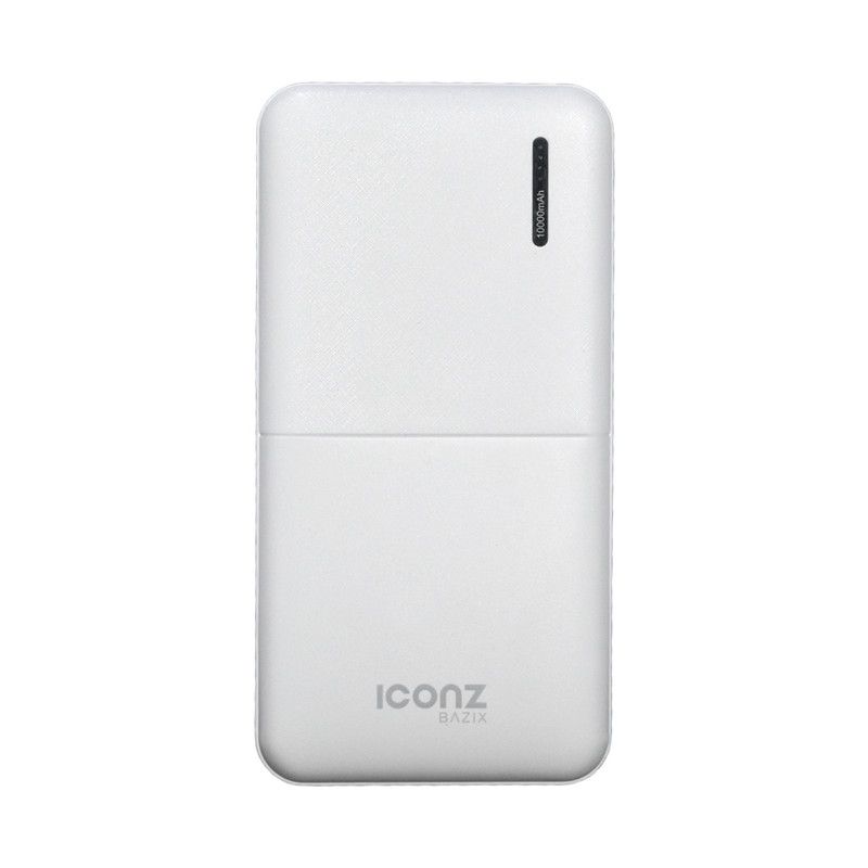 Iconz XPB11CW Power Bank , 10000 mAh 2 Ports , White