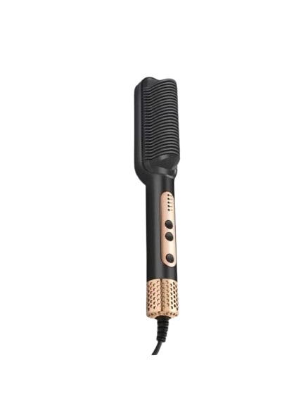 Sokany Hair Straightening Brush 1080 Fahrenheit , Black - SK-1009