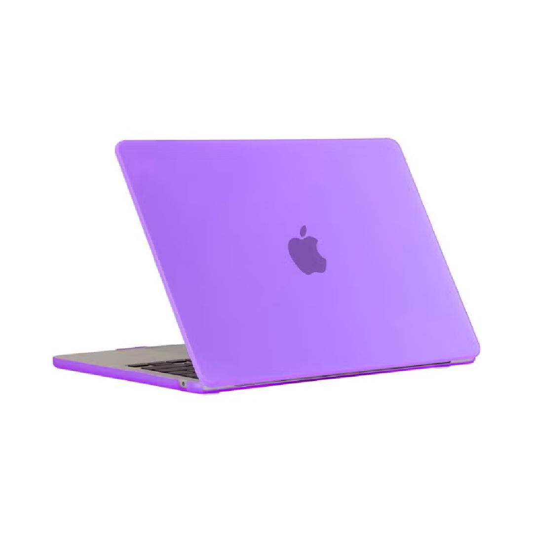 Generic Hard Shell Laptop Case with Screen Protector for Macbook Air 15-Inch , Matte Purple