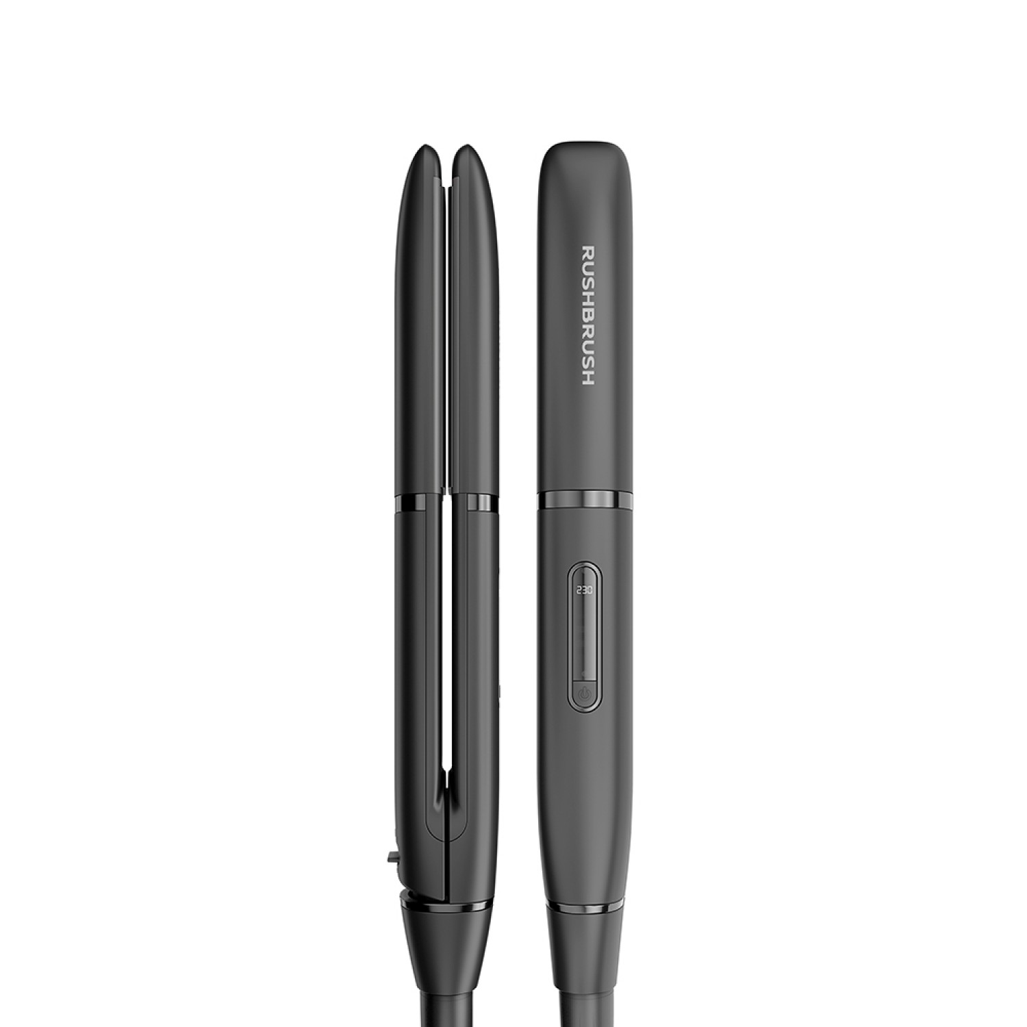 Rush Brush Hair Straightener 230 Celsius , Black - X1 Lite