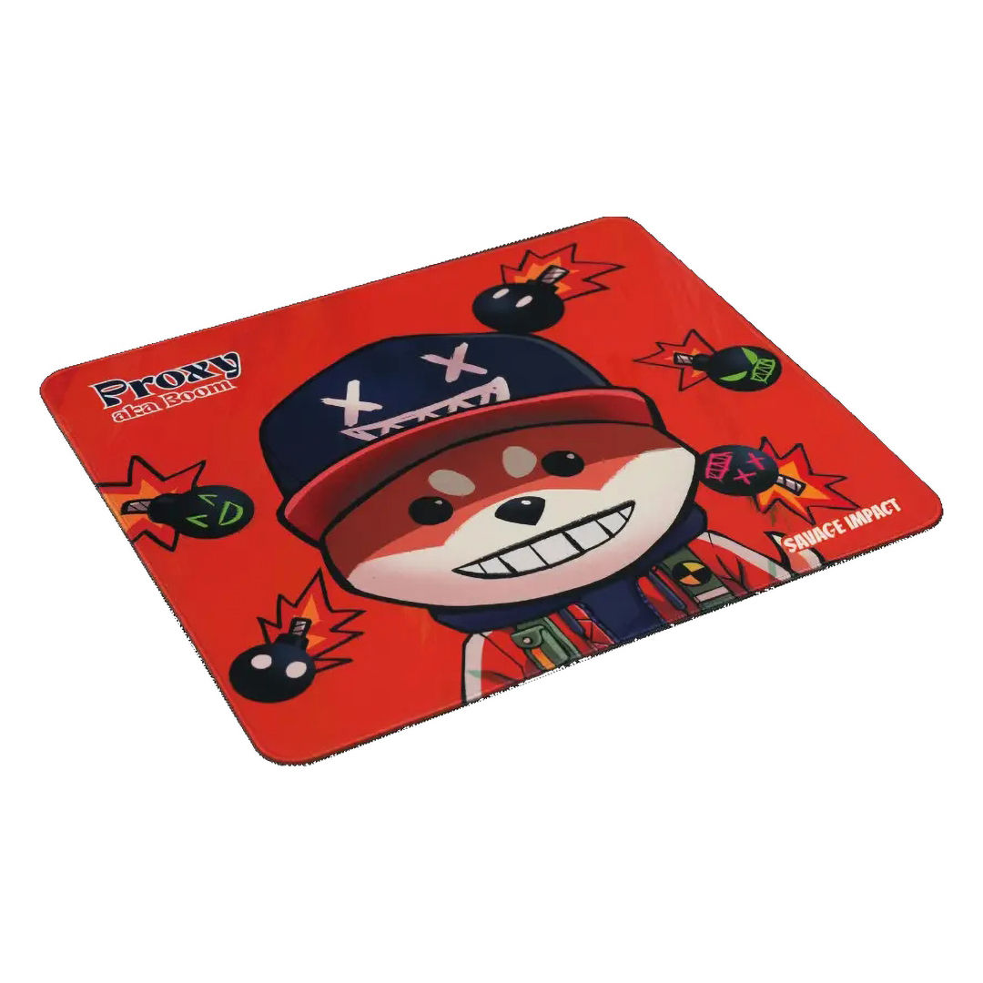 Bloody Proxy Boom Fire Gaming Mouse Pad for Mouse , Multi Color BP-45PBF