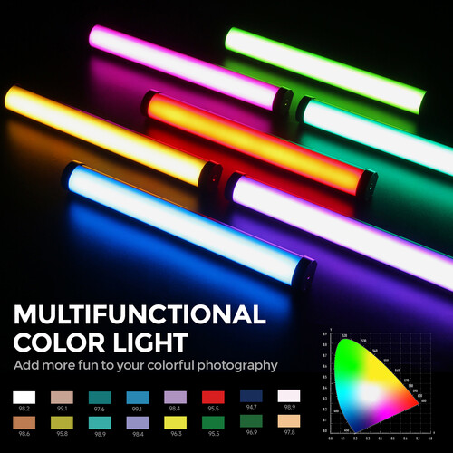 PHOTOOLEX B320S LED Light Tube ,30 Centimeter ,10 Watt ,Black