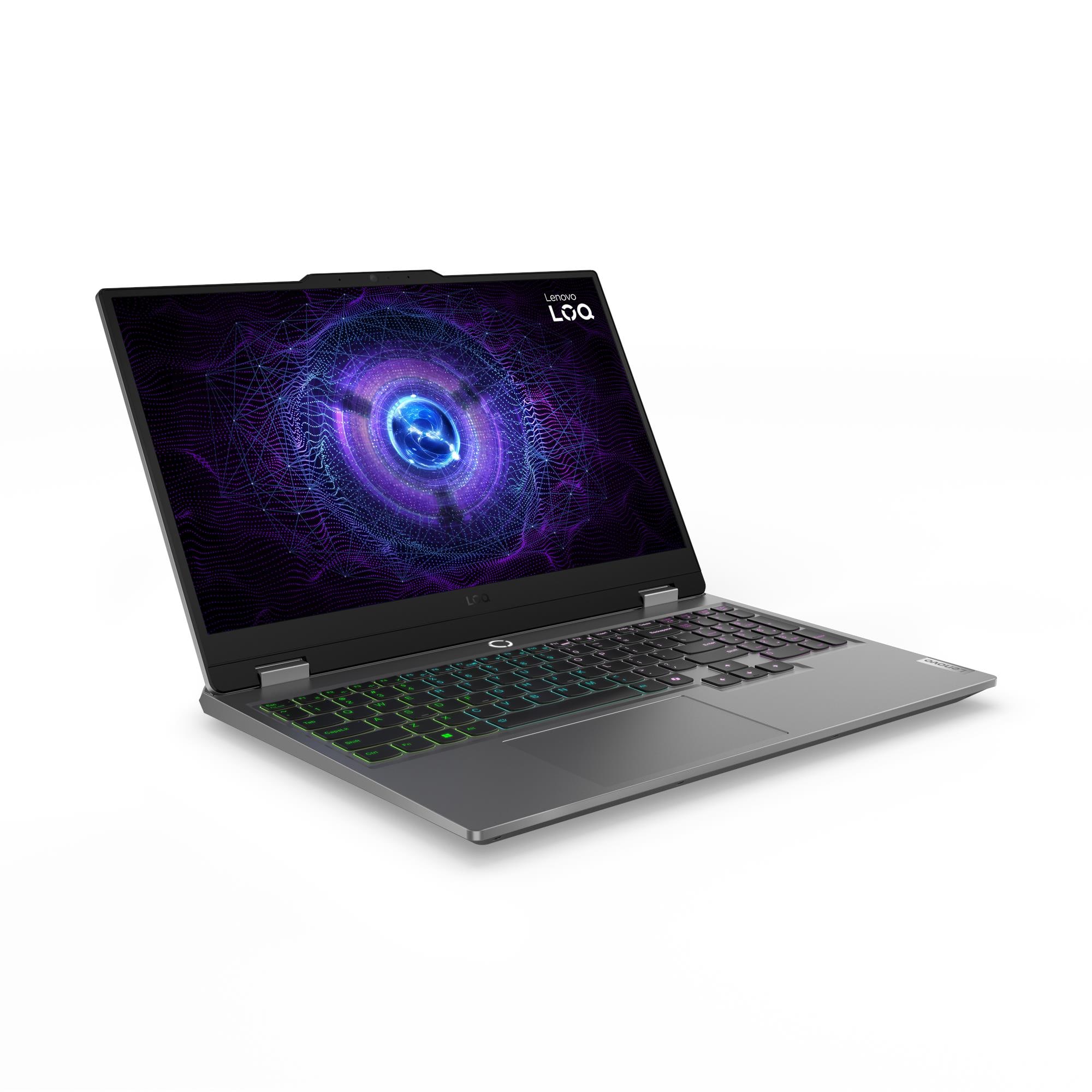 لاب توب جيمنج لينوفو LOQ 15IRX9 ، معالج انتل كور i5-13450HX 15.6 بوصة ، هارد 512 جيجا بايت SSD ، رام 16 جيجا بايت ، كارت شاشة انفيديا جي فورس RTX 3050 ،فري دوس - رمادي لونا