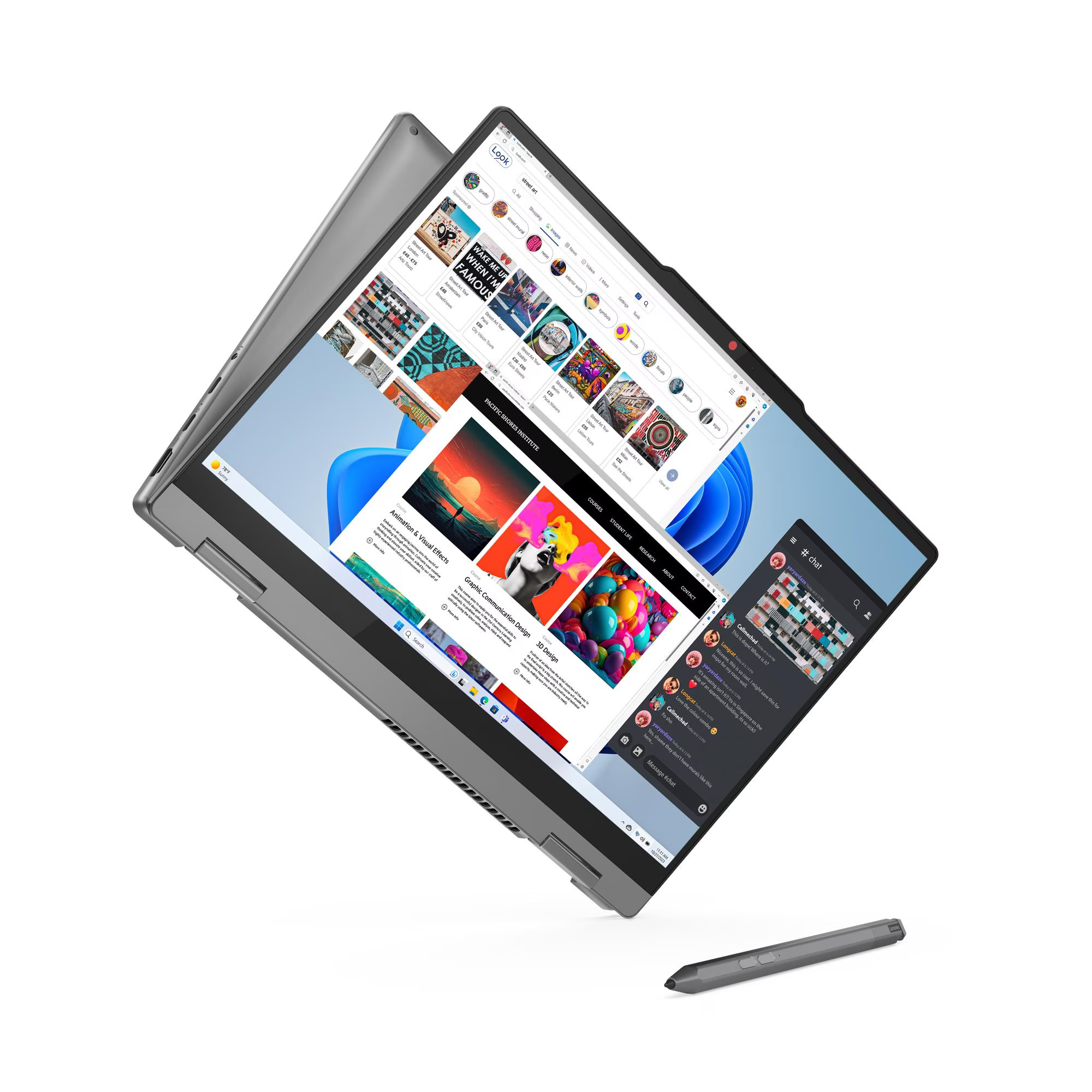 لاب توب لينوفو ايديا باد 5 14IRH9 - 83KX0044ED ، معالج انتل كور i7-13620H 14 بوصة ، هارد 512 جيجا بايت SSD ، رام 16 جيجا بايت ، كارت شاشة انتل UHD جرافيكس ،ويندوز 11 - رمادي لونا