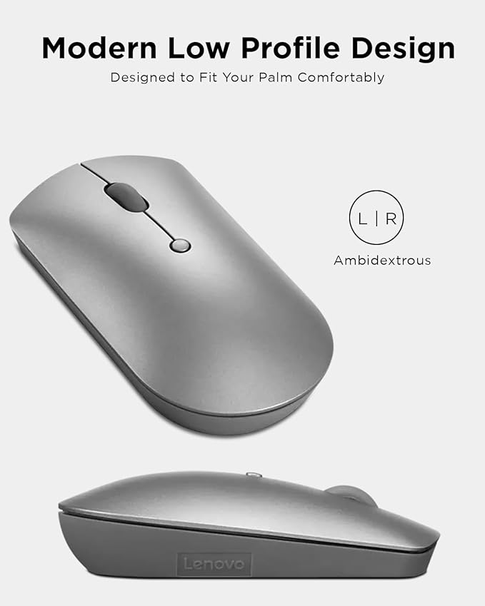 Lenovo 600 Wireless Mouse , Grey - GY50X88832