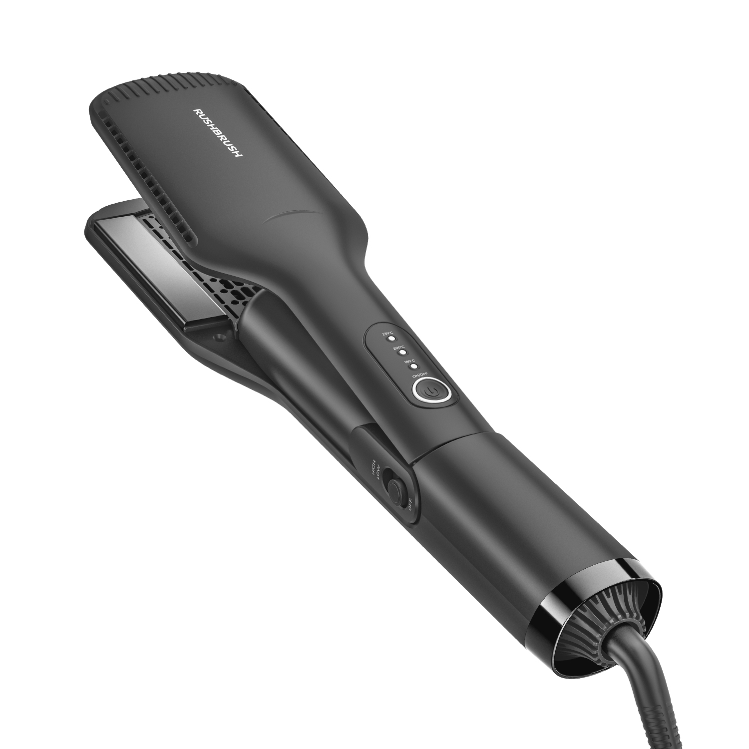 Rush Brush X6 Air Hot Air Hair Straightener , Black