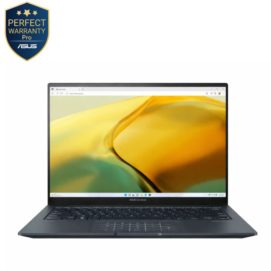 لاب توب جيمنج اسوس زين بوك 14X - UX3404VA-OLED009W ، معالج انتل كور i9-13900H 14.5 بوصة ، هارد 512 جيجا بايت SSD ، رام 16 جيجا بايت ، كارت شاشة انتل ايريس XE جرافيكس ،ويندوز 11 - رمادي