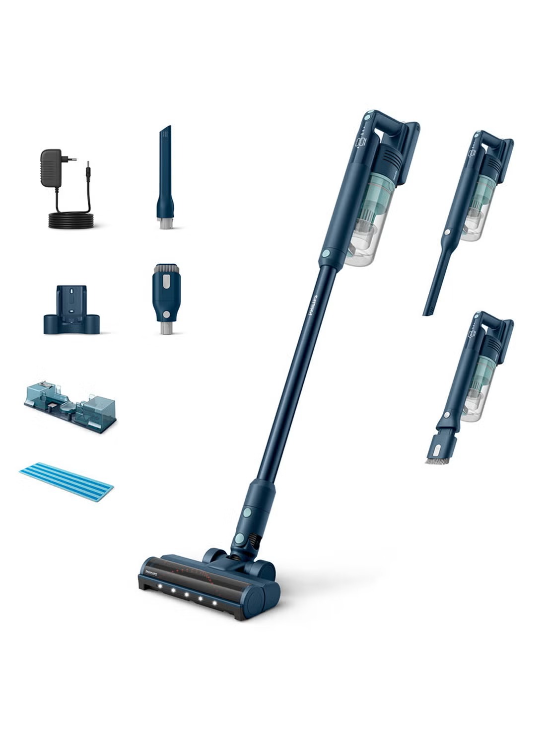 Philips 5000 Series Cordless Stick Vacuum Cleaner , 25.2 Watt , Sage - XC5041/61