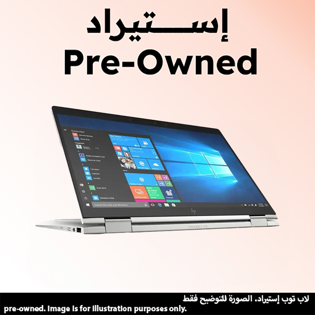 لاب توب استيراد اتش بي ايليت بوك x360 1030 G2 ، معالج انتل كور i5-7300U ، هارد 256 جيجا بايت SSD ، رام 8 جيجا بايت ، كارت شاشة انتل HD جرافيكس 620
