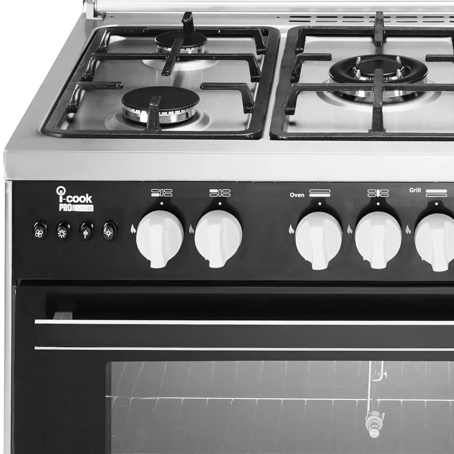 بوتاجاز غاز يونيون اير اي كوك برو ، عدد 5 شعلة ، فضى واسود - C69SS-GC-447-IDFSO-PL-AL