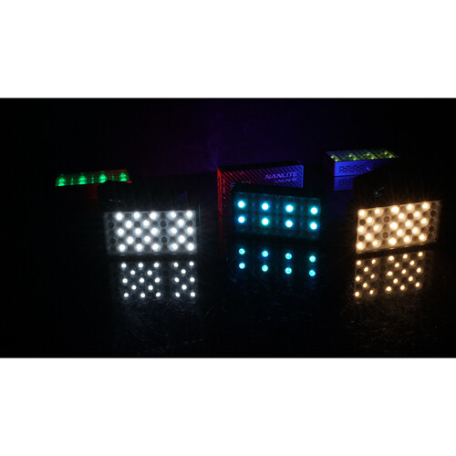لوحة اضاءة LED صغيرة نانليت ليتولايت 5C ،اسود