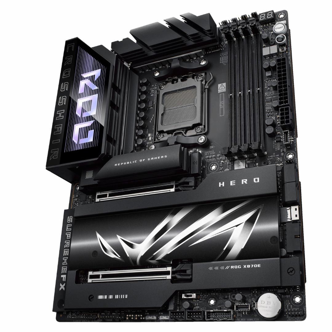 Asus ROG Crosshair X870E Hero Motherboard , AMD ATX Black