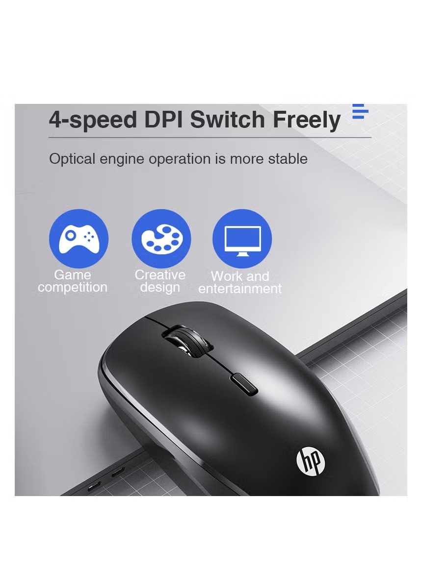 Hp Business Wireless Keyboard and Mouse , Black - CS500