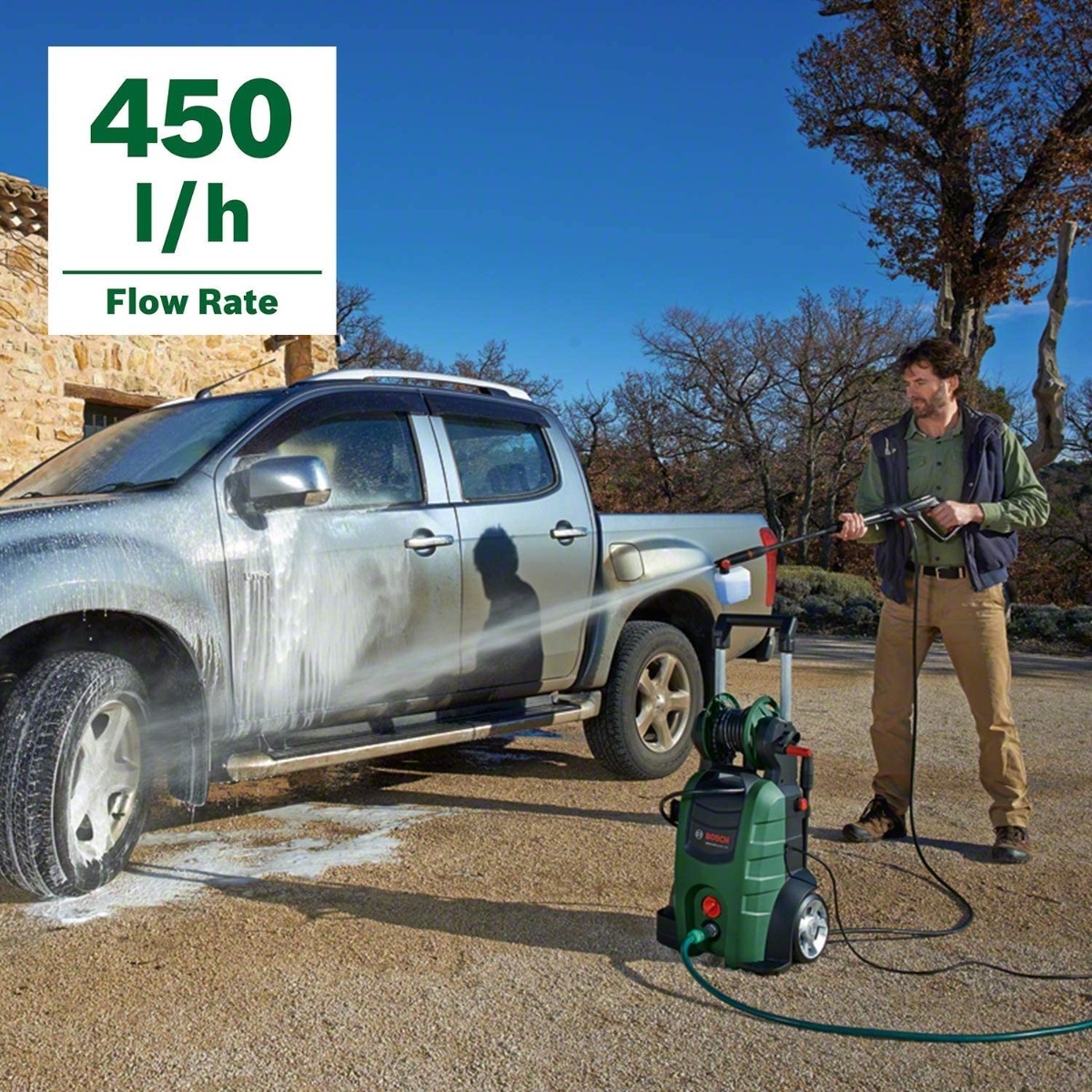 Bosch High Pressure Washer , Green Black - 06008A7D00