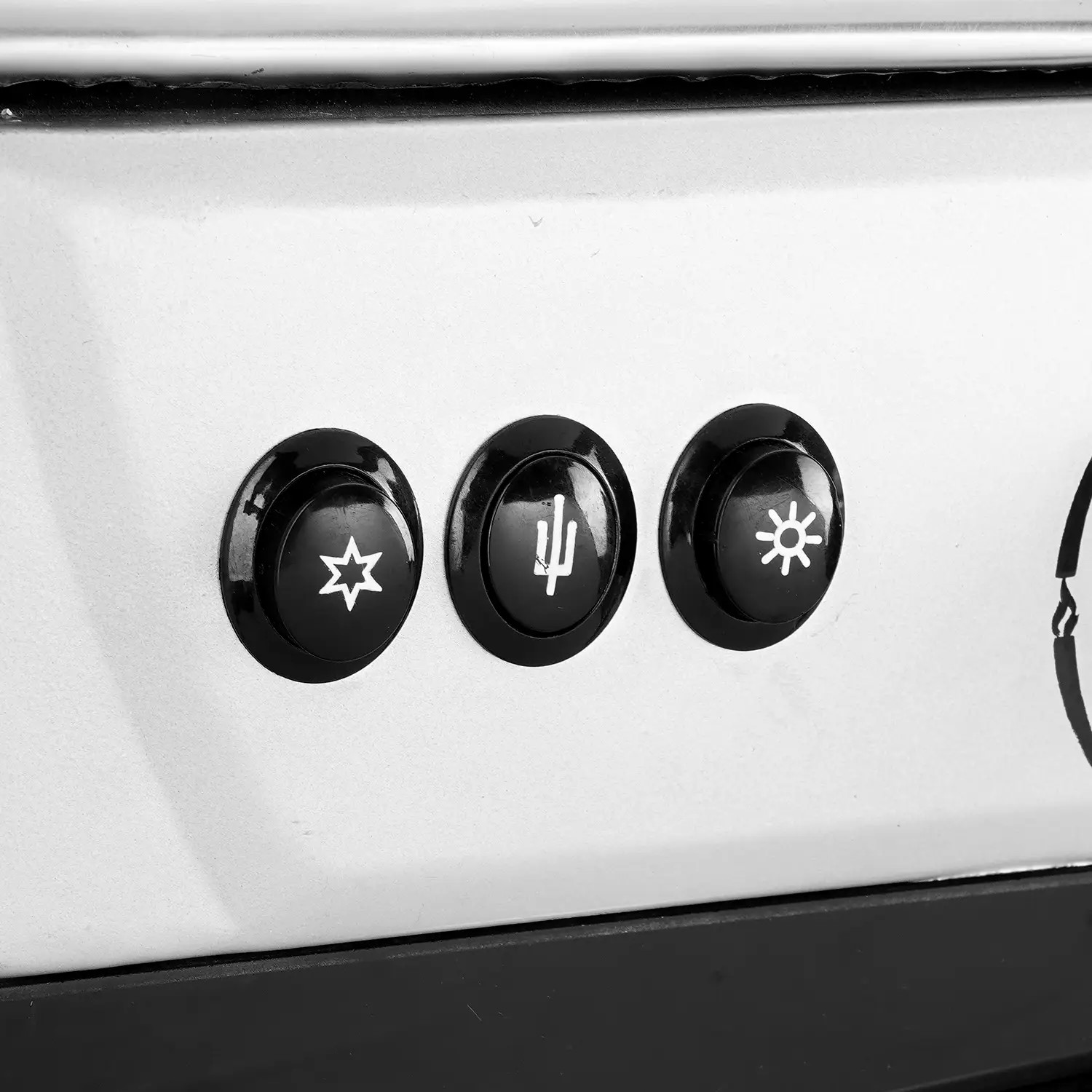 Global Electronics Gas Cooker , 5 Burners , Silver