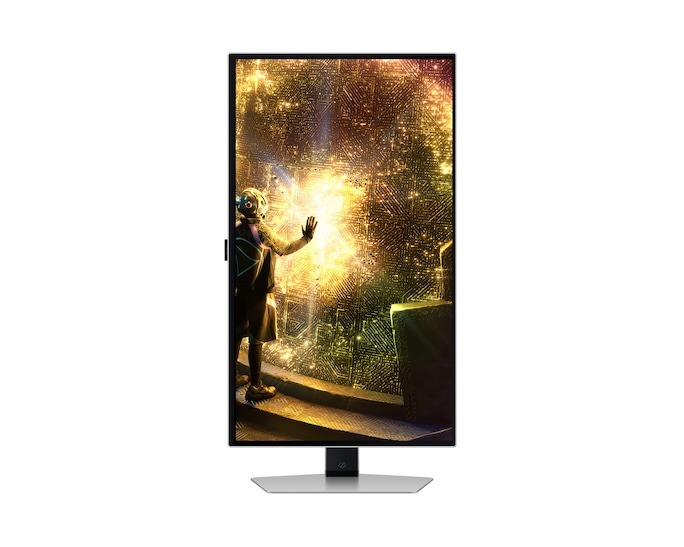 شاشة جيمنج سامسونج اوديسي G6 G61SD ، مقاس 27 بوصة ، معدل تحديث 240 هرتز ، معدل استجابة 0.03 مللي ثانية ، فضي - LS27DG612SUXEN