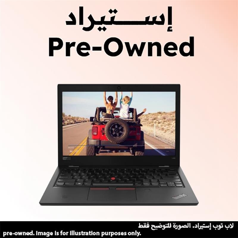Lenovo ThinkPad L380 Pre-owned Laptop ,Intel core i5-8250U ,256 GB SSD ,8 GB ,Intel UHD Graphics 620