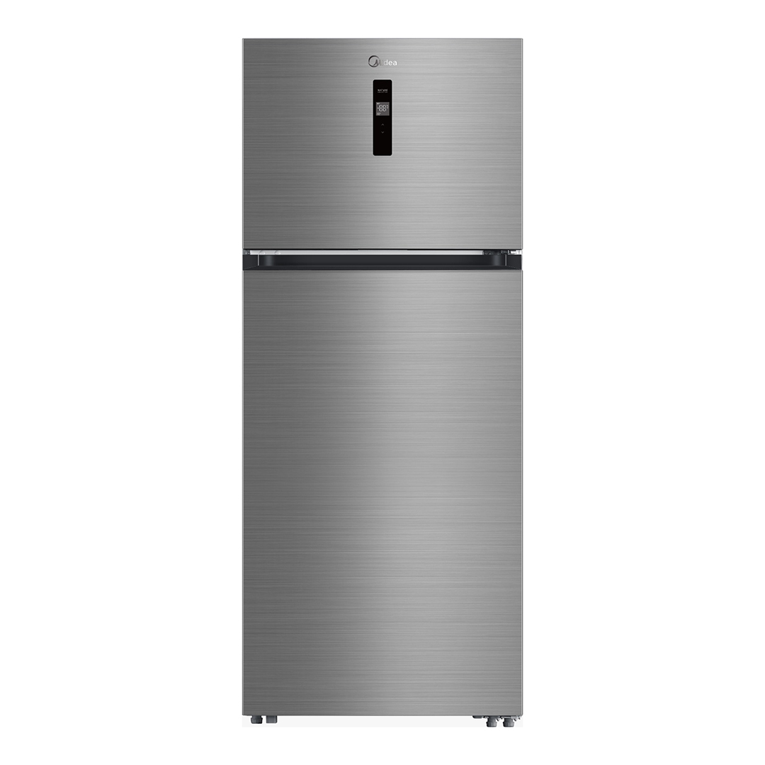 Midea NoFrost Top Freezer Refrigerator , 535 Liter Inverter Motor , Stainless Steel - RT723MTN46D