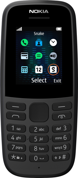 Nokia 105 2019 Dual-SIM , Black