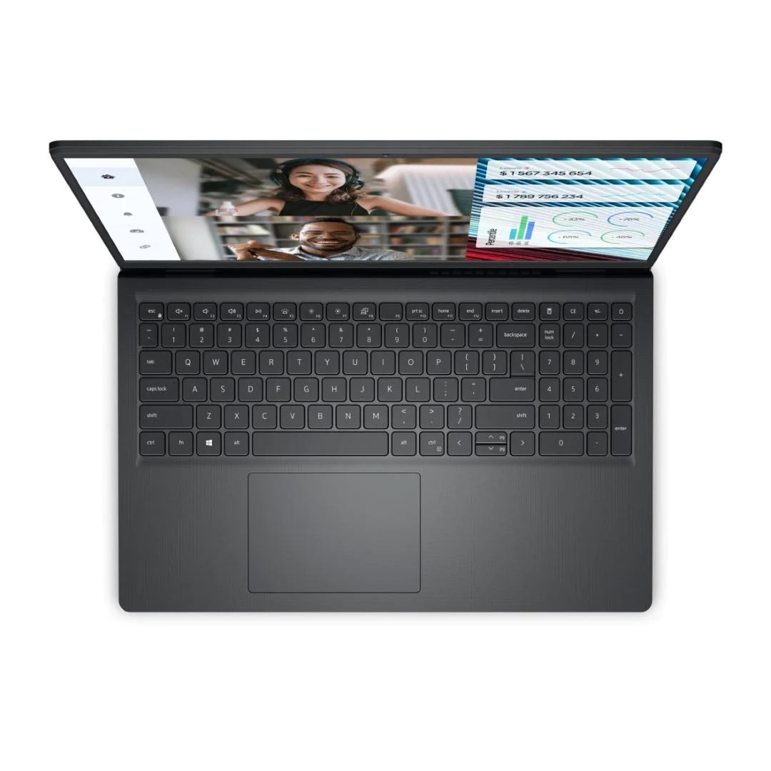 لاب توب ديل فوسترو 3520 ، معالج انتل كور i5-1235U 15.6 بوصة ، هارد 256 جيجا بايت SSD ، رام 8 جيجا بايت ، كارت شاشة انتل UHD جرافيكس ،اوبنتو - اسود كربون