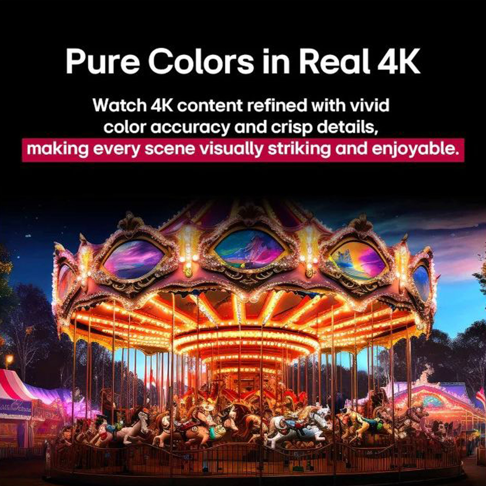 شاشة تلفزيون سمارت ال جي ، مقاس 65 بوصة ، ليد ، دقة 4K UHD ، بريسيفر داخلي