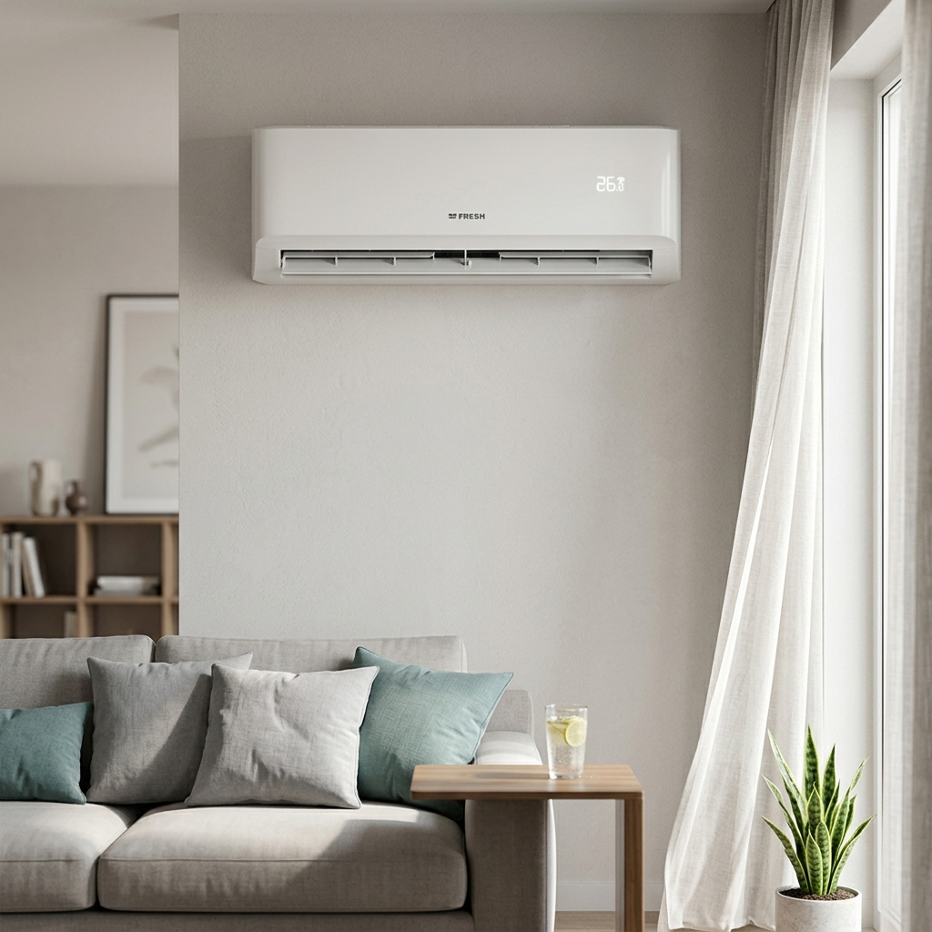 Fresh Split Air Conditioner ,1.5 horsepower Only Cooling ,White - FUFW12C/IW-AG