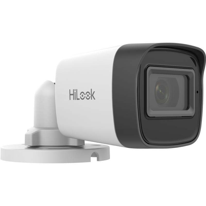Hikvision Mini Bullet Security Camera , 2 megapixels , White Black - THC-B120-PIC