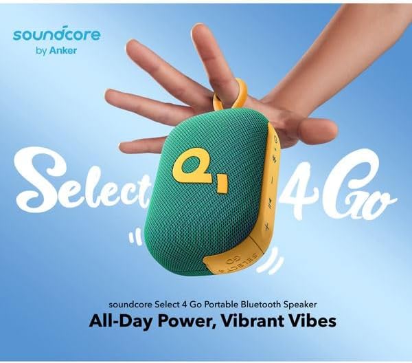Anker Soundcore Select 4 Go Portable Bluetooth Speaker , Green Yellow - A31X1171