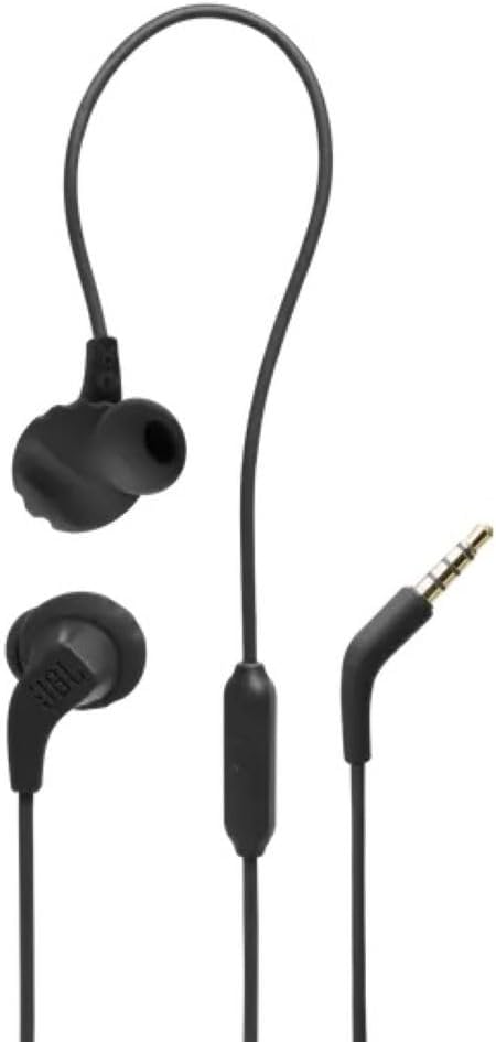 Jbl Endurance Run 2 Wired Earphones , Black - JBLENDURRUN2BLKAS