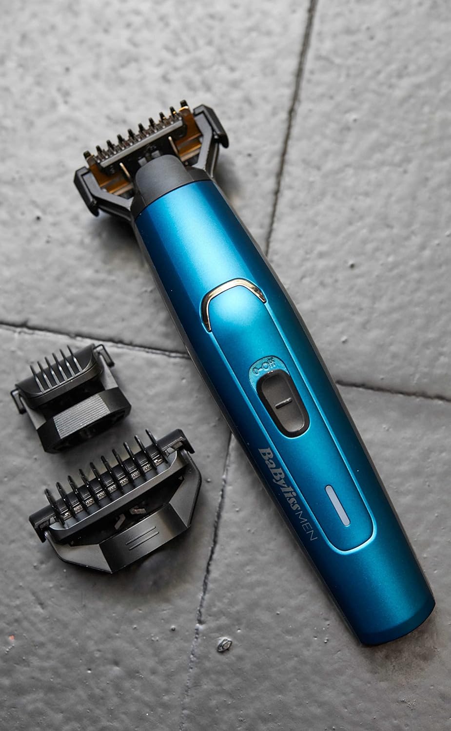 Babyliss MEN 12-in-1 Detail Beard T Hair Trimmer with Attachments , Black Blue