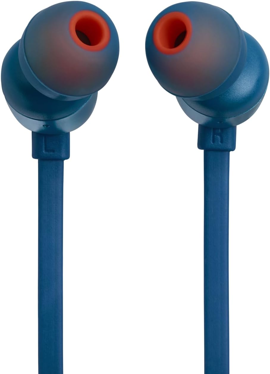 Jbl Tune 310C Wired Earphones , EQ Presets , Blue - JBLT310C