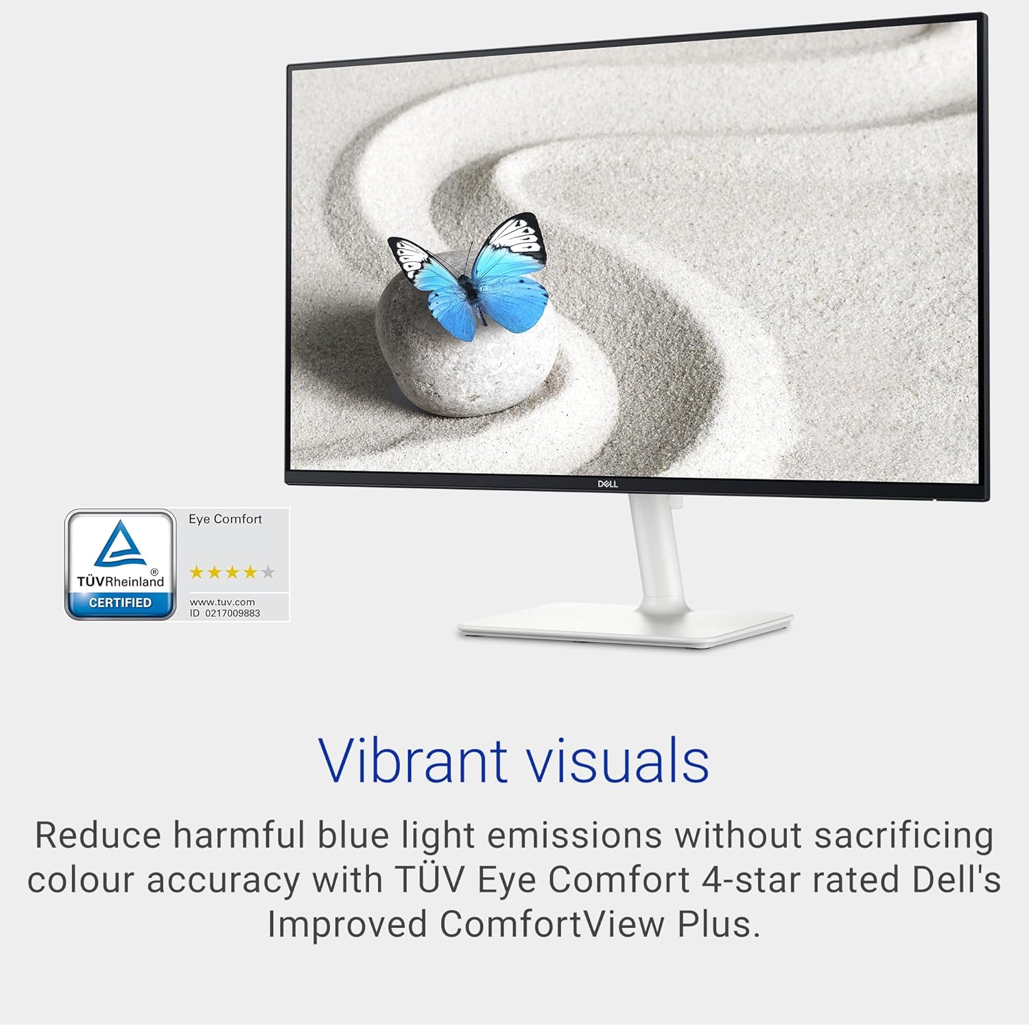 Dell 23.8 Inch FHD Monitor , 100 Hertz 4 Millisecond , Grey - S2425H