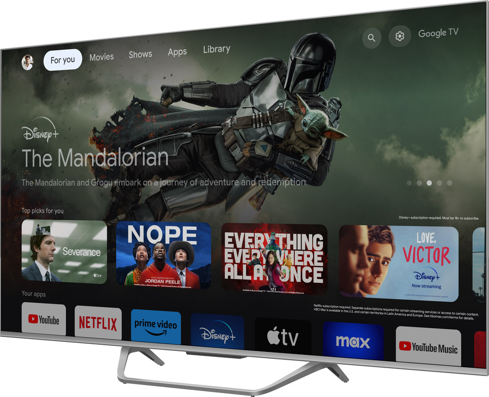 شاشة تلفزيون سمارت هاير ، مقاس 65 بوصة ، QLED ، دقة 4K UHD ، بريسيفر داخلي - H65S90EU