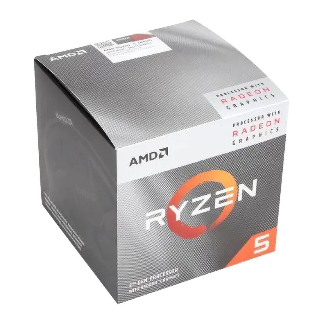 ايه ام دي ايه ام دي رايزن 5 3400G مع راديون RX فيجا 11 جرافيكس معالج Up to 4.2GHz AMD AM4