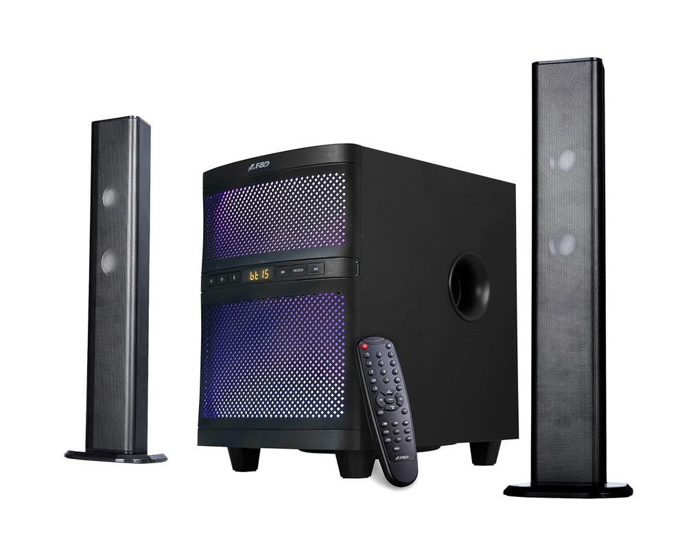 F&D Wireless Subwoofer , 3 Units , Black - T200X