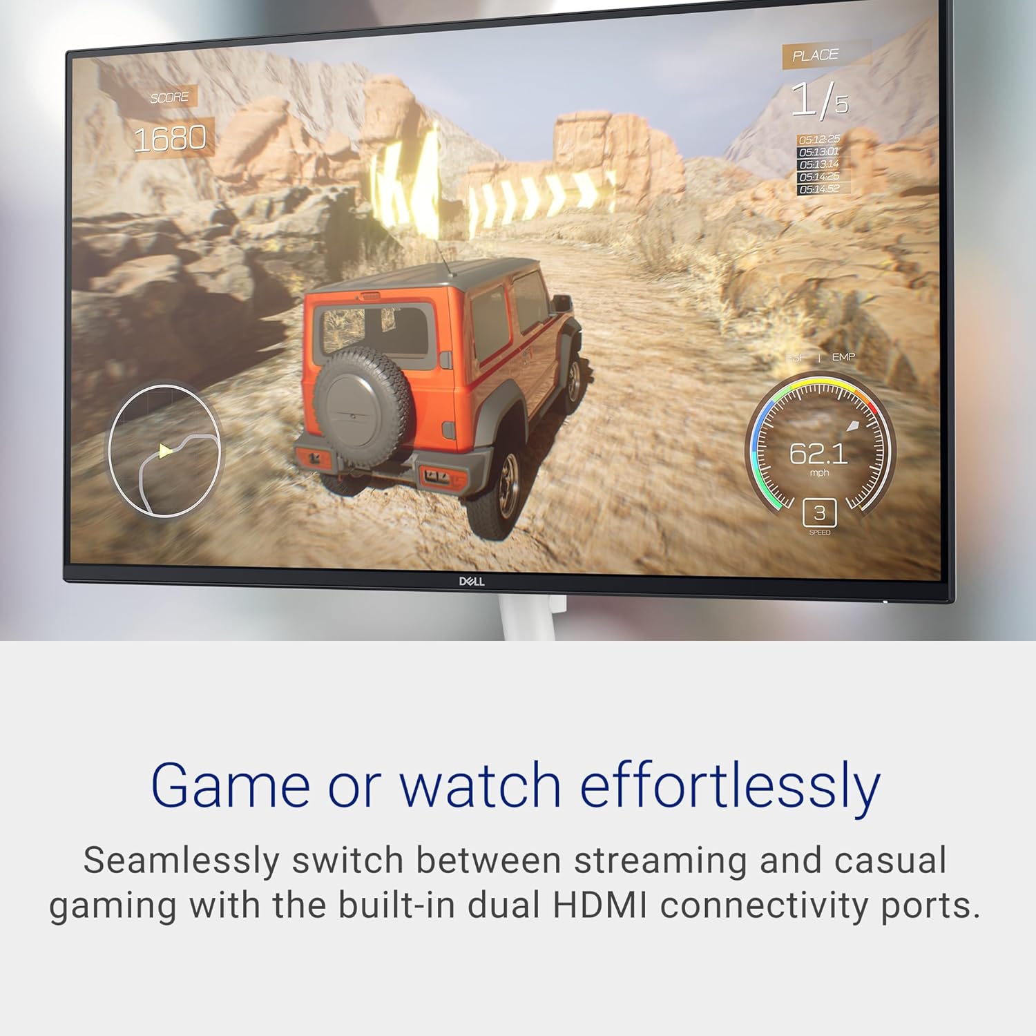 Dell 23.8 Inch FHD Monitor , 100 Hertz 4 Millisecond , Grey - S2425H
