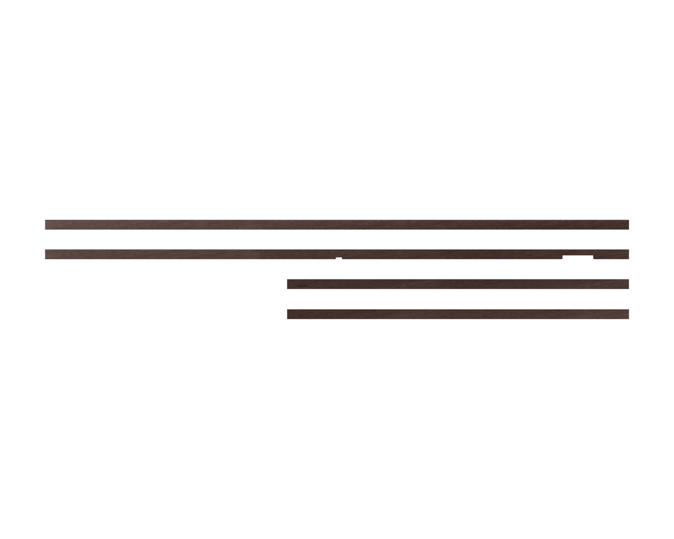 Samsung Customizable Frame for Samsung 75-inch TV Phantom Brown - SCFF75BWBZN