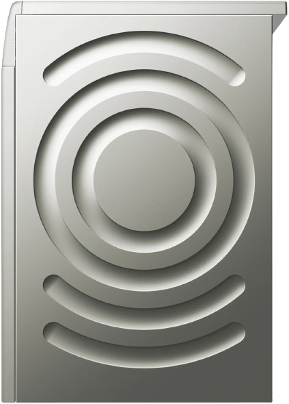 Bosch Series 6 Front Load Washing Machine , 10 kg , Silver Inox - WGK254ZXEG