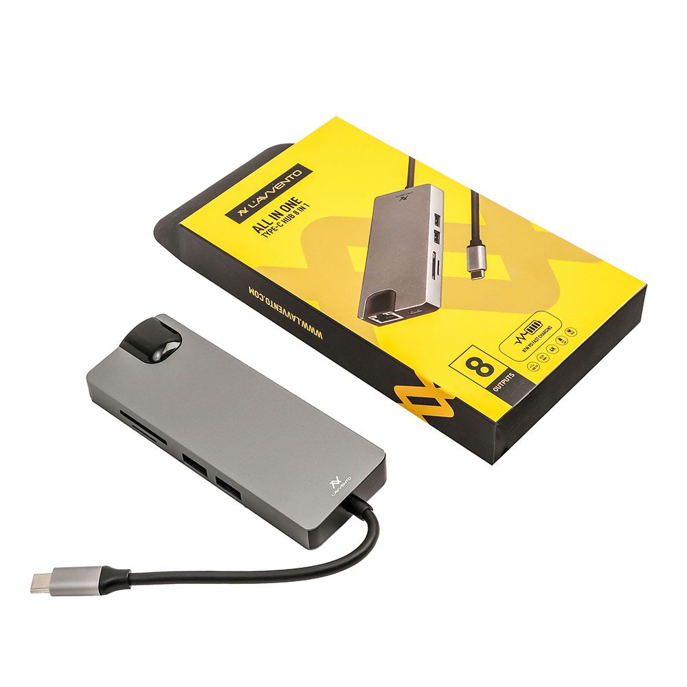 موزع USB-C Type C لافينتو اول ان ون - US017