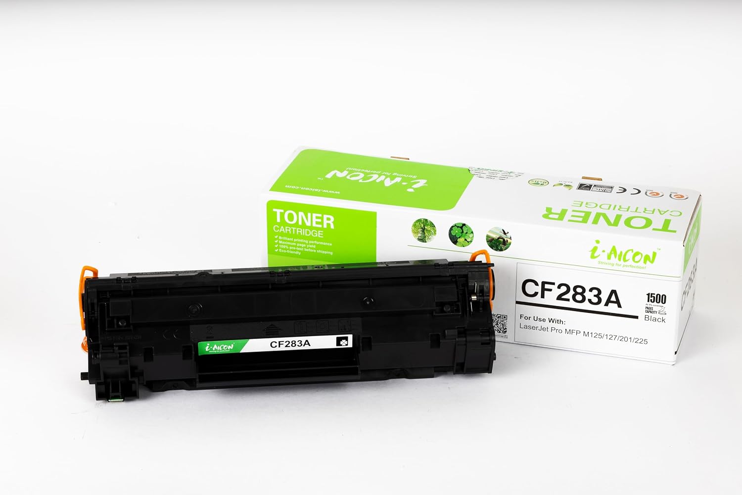 خرطوشة حبر اي ايكون CF283A ،اسود - 83A