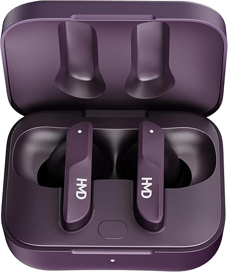 ايربودز اتش ام دي DUB S60 ، بخاصية إلغاء الضوضاء المحيطة ، ارجواني