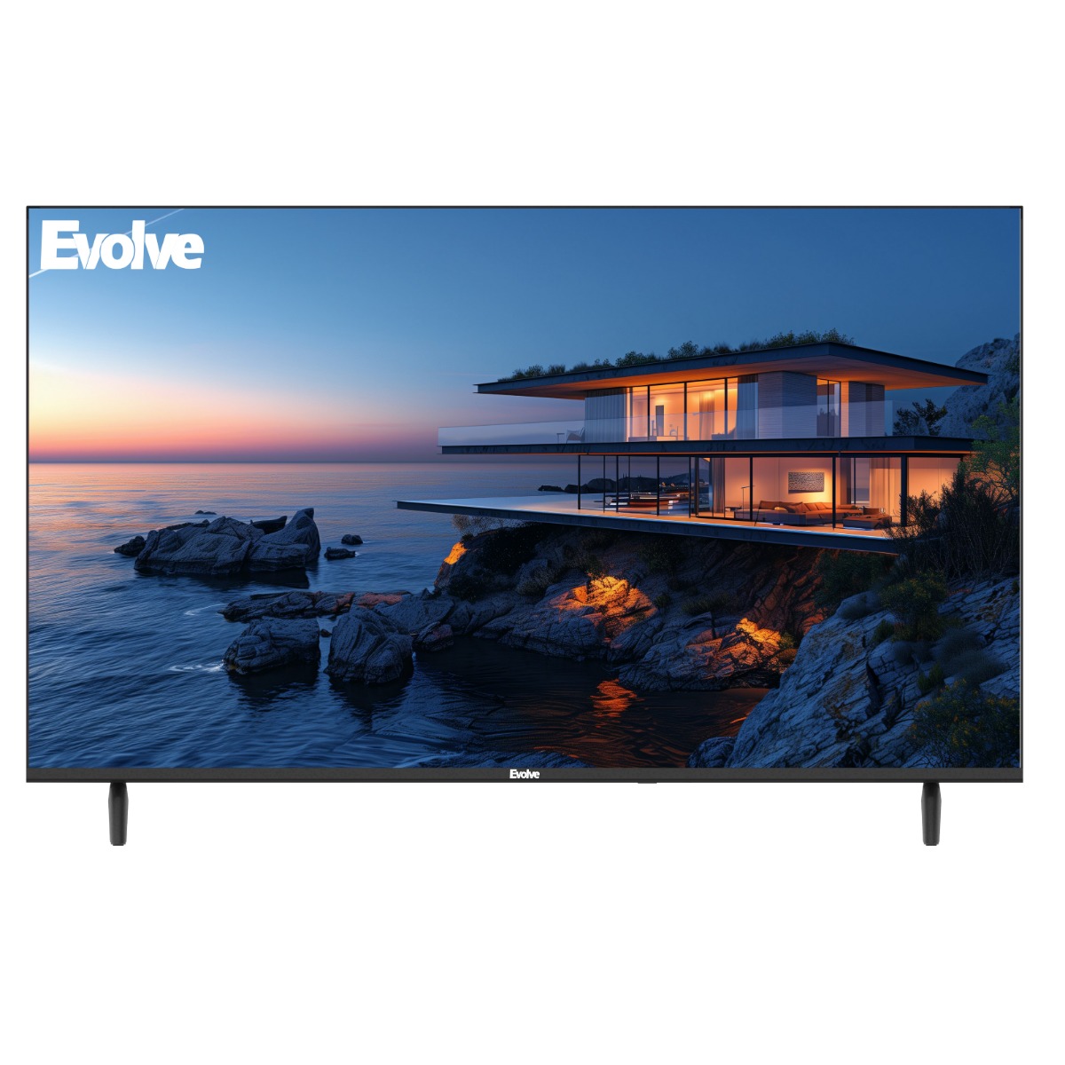 شاشة تلفزيون ايفولف ، مقاس 32 بوصة ، ليد ، دقة HD - موديل EVO32FRSTVNOR