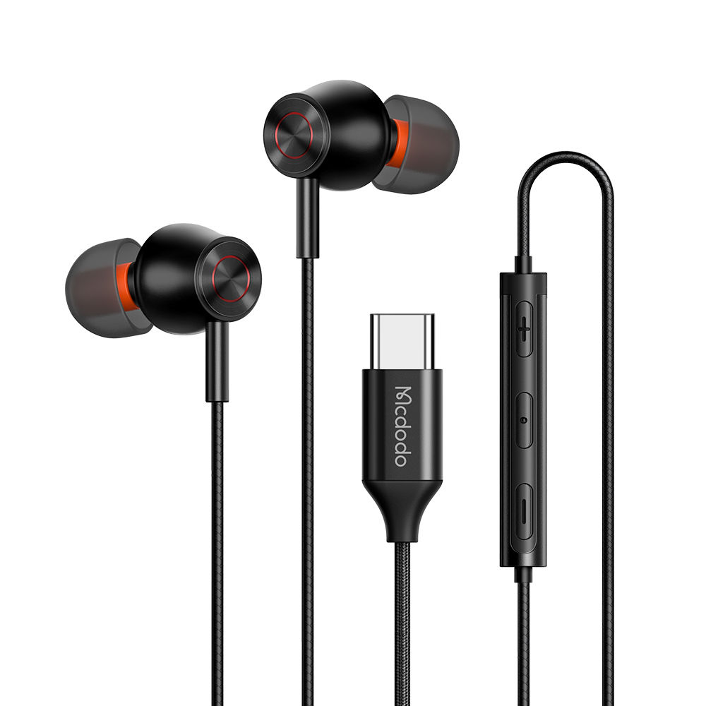 Mcdodo Wired Earphones , Black - HP-3490