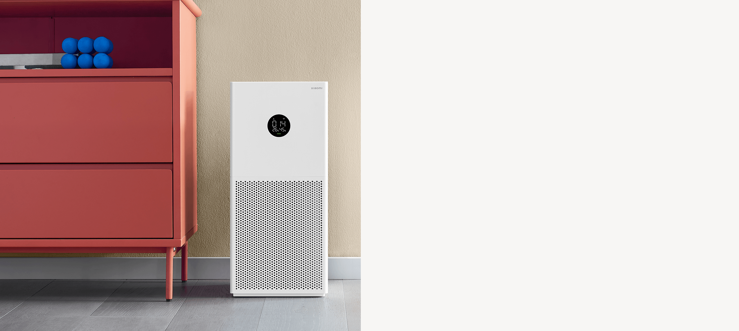 Xiaomi 4 Lite Air Purifier withCarbon , White - AC-M17-SC