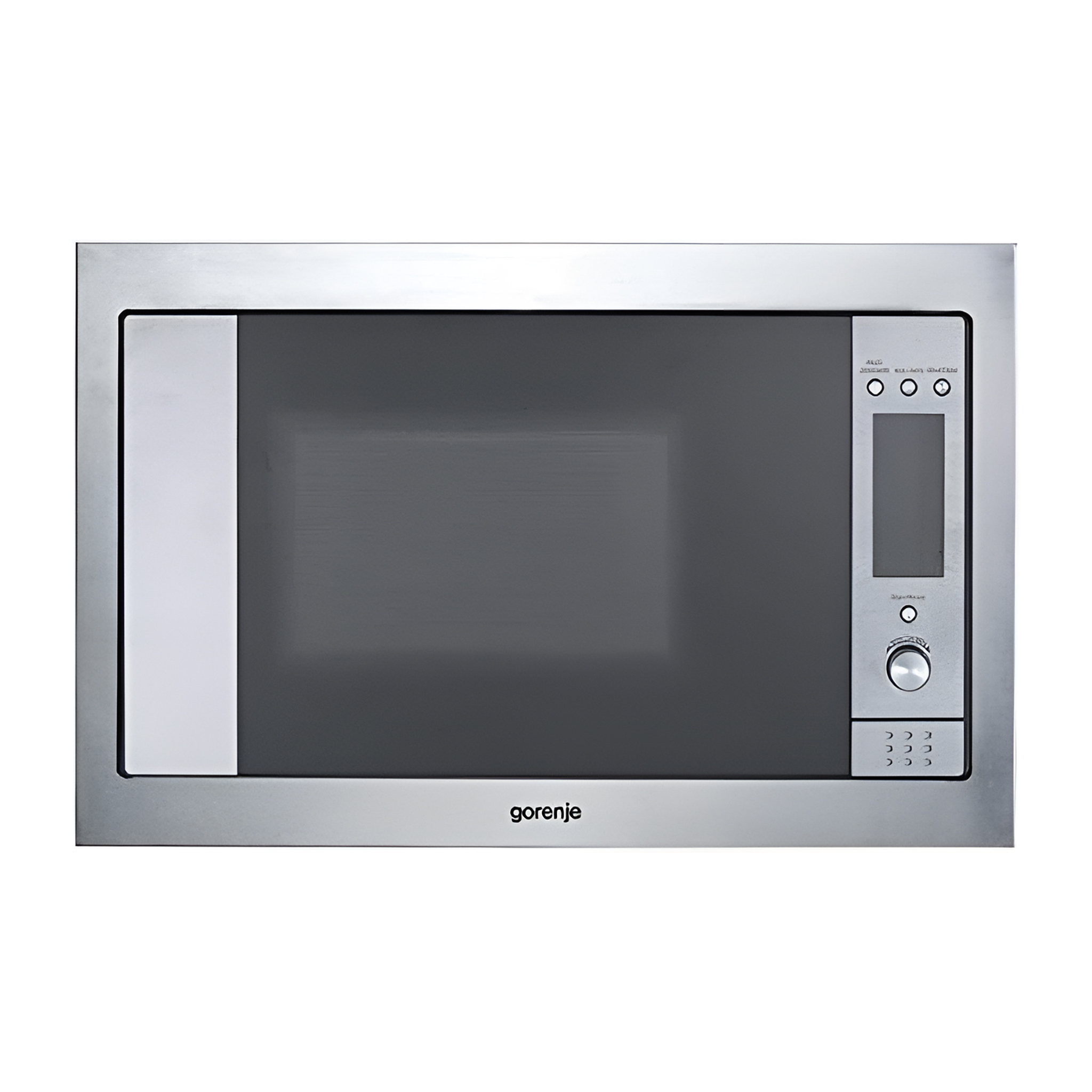 Gorenje Built In Microwave with Grill , 30 Liter 900 Watt , Stainless Steel - BM5350X