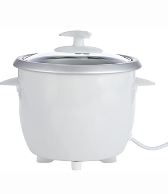 Black + Decker Rice Cooker , 0.6 Liter 350 Watt White - RC650-B5